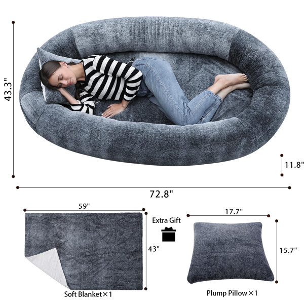 Trule Foam Bean Bag Sofa & Reviews Wayfair